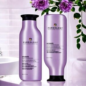 PUREOLOGY Hydrate Shampoo + Conditioner Bundle 9fl oz each